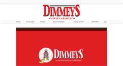Desktop Screenshot of dimmeys.com.au